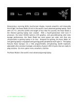 Razer Blade 14” (2014) | RZ09-01161 Owner's manual