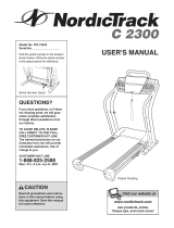 NordicTrack 2300 Treadmill User manual