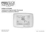 Robertshaw PerfectSense PS4000 and PS5000 Touchscreen Programmable Thermostat User manual