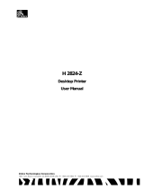 Zebra LP 2824-Z User manual