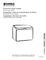 Kenmore Frost-free chest freezer Owner's manual