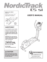 NordicTrack Audiostrider NTEL7506.1 User manual