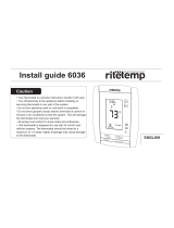 RiteTemp 6036 Installation guide