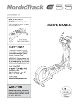 Pro-Form E 5.5 Elliptical User manual