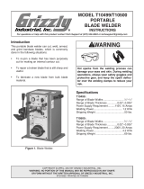 Grizzly T10500 User manual