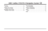 Cadillac STS-V 2009 Owner's manual