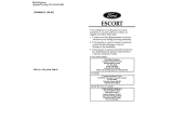 Ford ESCORT Owner's manual