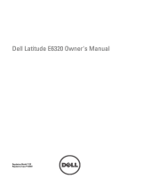 Dell LATITUDE E6320 User manual
