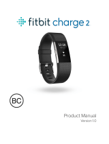 Fitbit CHARGE2 HRM WRSTBND BLK GUNMTL LG User manual