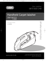 Vax Infinity Handheld Owner's manual
