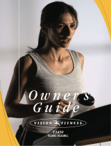 Vision Fitness T1450 Owner's manual