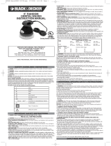 BLACK DECKER W006B User manual