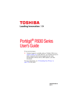 Toshiba R935-ST4N02 User manual