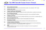 Chevrolet 1999 tracker Owner's manual