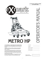 Exmark Metro HP User manual