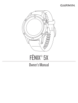 Garmin Fenix fēnix® 5X Owner's manual