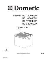 Dometic RC1200EGP, RC1600EGP, RC1700EGP, RC2200EGP (Type: JCB-1) Operating instructions