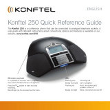 Konftel 250 Quick start guide