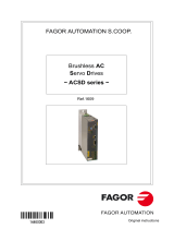 Fagor CNC 8037 para fresadoras Owner's manual