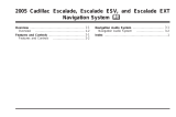 Cadillac 2005 Escalade User manual