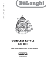 DeLonghi KBJ3001 Brillante Kettle User manual
