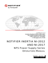 Notifier Power Supply Operating instructions