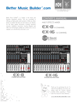 Better Music Builder EX-16 Owner's manual