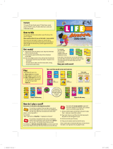 The Game of Life Adventures Card Game Operating instructions
