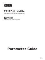 Korg TRITON taktile Owner's manual