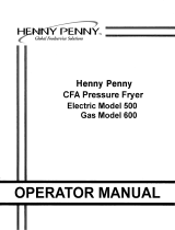 Henny Penny PFG-600-CFA User manual