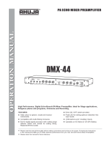 Ahuja DMX-44 Operating instructions
