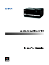 Epson MovieMate 60 User manual