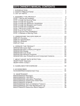 SportsArt E875 Owner's manual