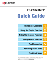 KYOCERA FS-C1020MFP Quick Manual