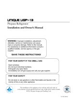 Unique Appliances UGP-13 User manual