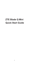 ZTE BLADE Q MIni Quick start guide