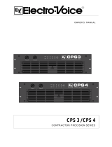 Electro-Voice CPS3/CPS4 Owner's manual