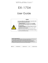 Xtreme EX-1754 User manual