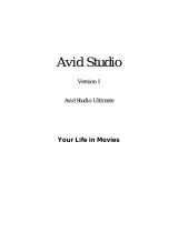 Avid Studio 1.0 Operating instructions