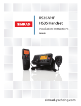 Simrad RS35 VHF and HS35 Handset Installation guide