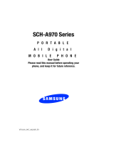 Samsung SCH A970 User manual