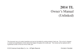 Acura TL Owner's manual