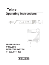 Telex BTR-300 User manual