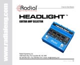 Radial Engineering Headlight Owner's manual