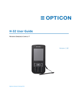 Opticon H-32 User manual