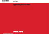 Hilti DD 100 Operating instructions