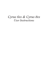 Cyrus 6vs   8vs Owner's manual