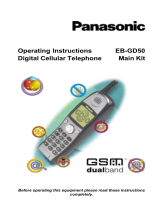 Panasonic EBGD50 User manual