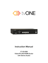 tvONE 1T-VS-658 User manual