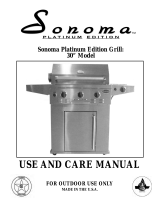 Sonoma SGR30LP Owner's manual